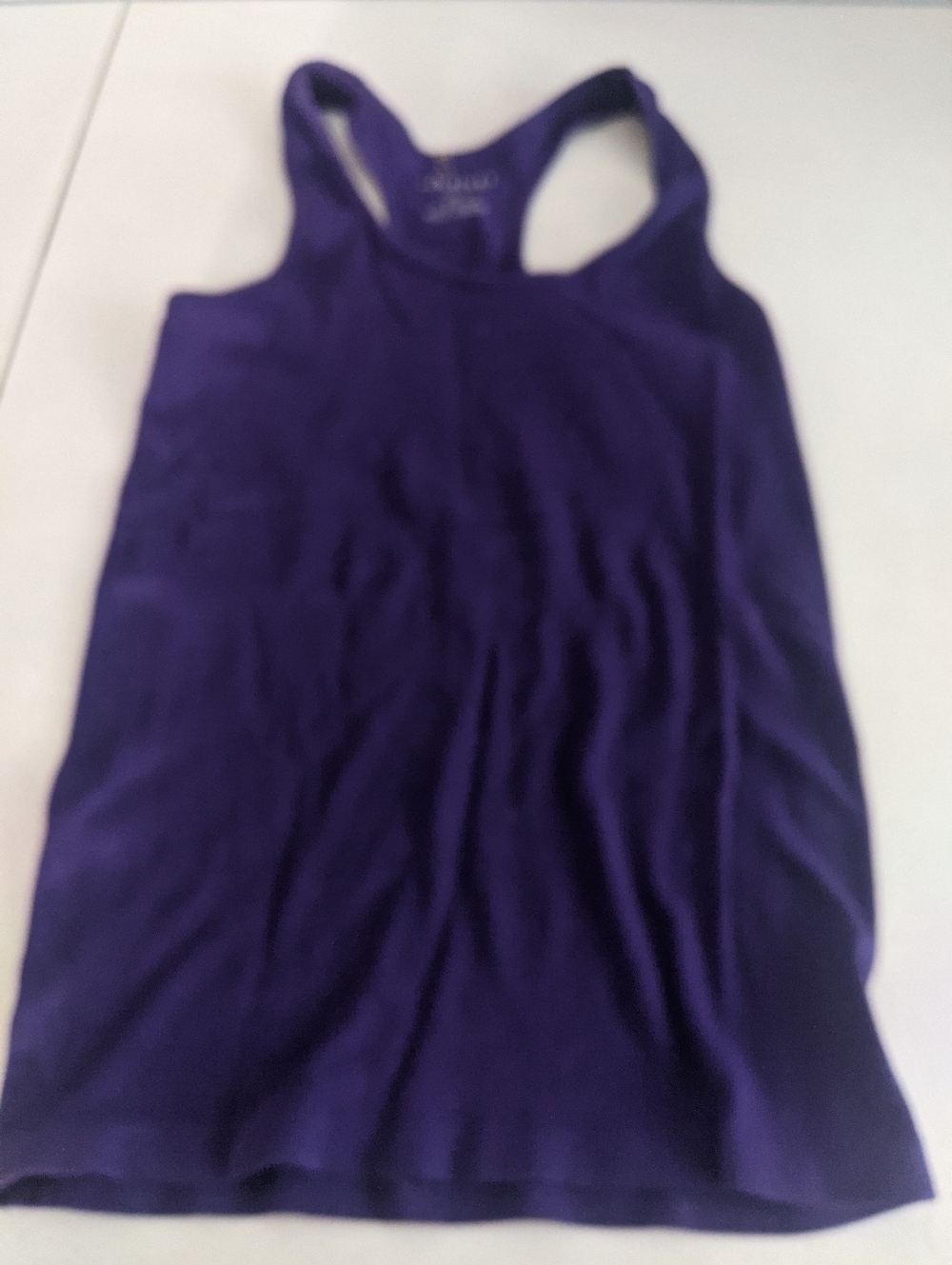 Women's Retro Fashion Purple Tank Top Athletic Sports Workout Outdoor